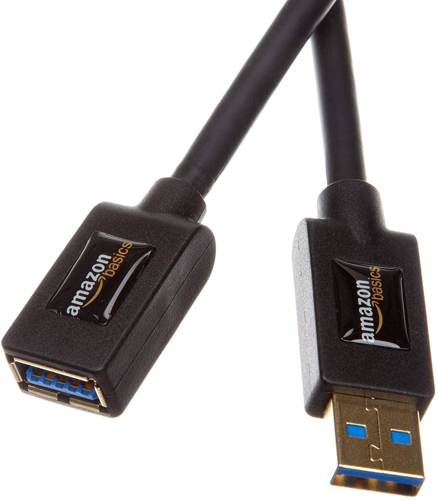 AmazonBasics USB 3.0 Extension Cable -A-Male to A-Female Adapter Cord -3.3 feet 