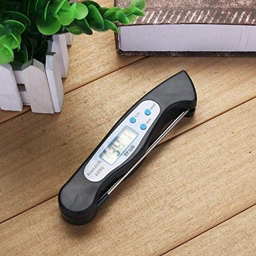 Data-hold Digital Instant Read Thermometer Folding Probe Food Cooking Meat BBQ Celsius/Fahrenheit 2 Modes Househeld Thermometer