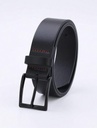 Men Square Buckle Belt - Black/ size 40-41