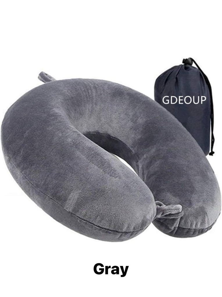 GDEOUP Travel Pillow - Memory Foam Neck Pillow