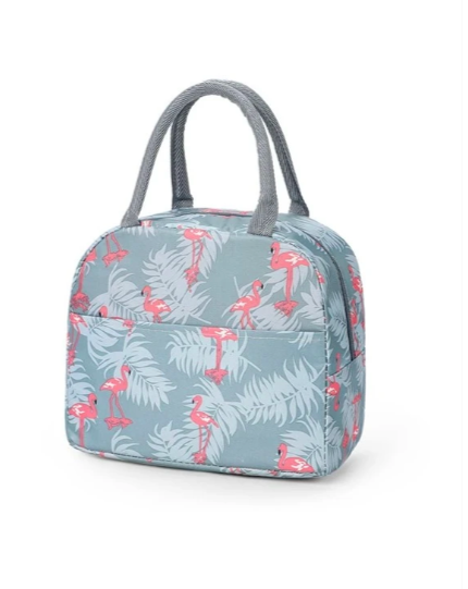 Flamingo Pattern Lunch Bag