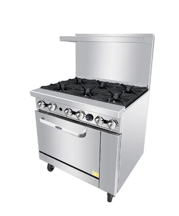 6 Burner 36″ Range with Standard Oven