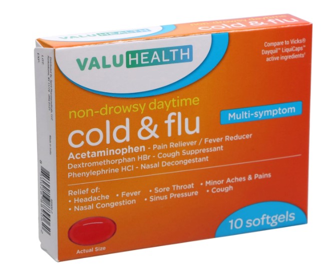 Non Drowsy Cold and Flu Tablets