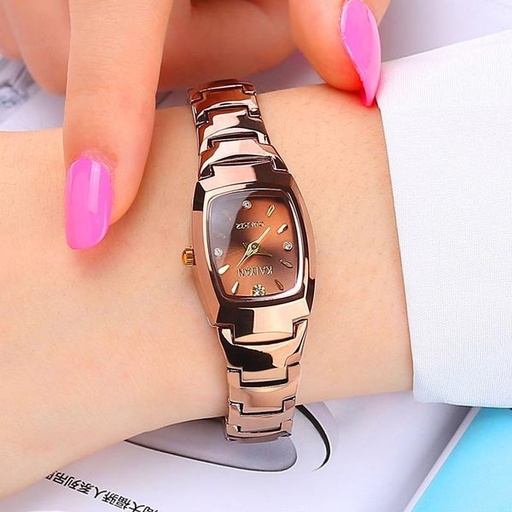 Luxury Crystal Women Bracelet Watch - Gold/Bronze